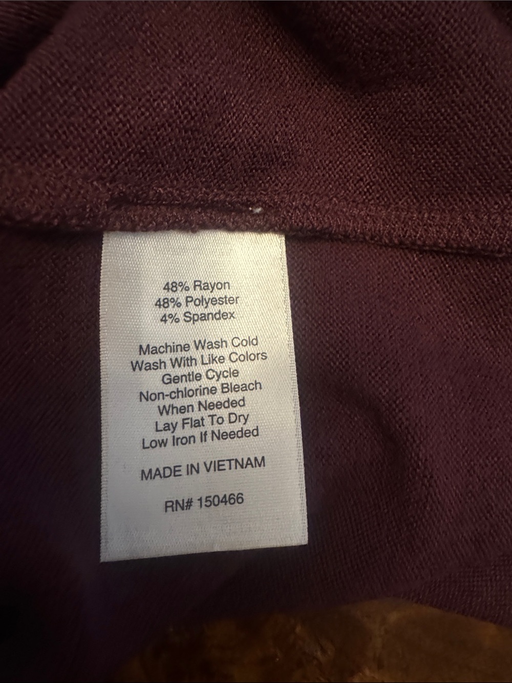 Market & Spruce Plum Short Sleeve Crew Tee - Picture 4 of 6